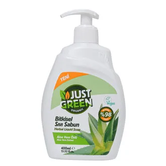 Just Green Organic Aloe Veralı Sıvı Sabun 400 Ml