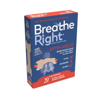 Breathe Right Extra Burun Bantları 10 Adet