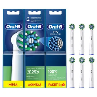 Oral-B Yedek Başlık Cross Action 6'lı