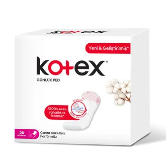 Kotex Günlük Ped Normal 56'lı