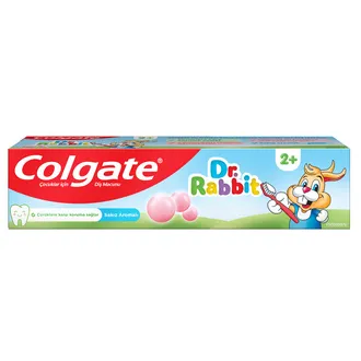 Colgate Dr.Rabbit 2+ Yaş Sakız Aromalı Diş Macunu 50 Ml