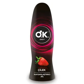 Okey Çilek Kayganlaştırıcı Jel 50 Ml