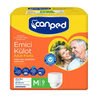 Canped Emici Külot Orta 9'lu