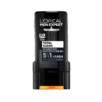 L'Oréal Paris Men Expert Total Clean 5'İ 1 Arada Kömürlü Duş Jeli 300 Ml