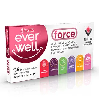 Ülker Everwell Defence Çiğneme Tableti 8 Adet 13.6 G