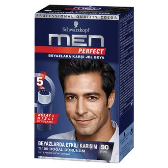 Men Perfect Erkek Saç Boyası 90 Siyah