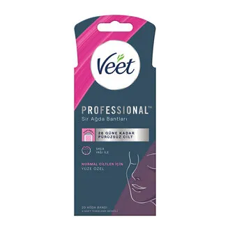 Veet Professional Yüze Özel Ağda Bandı Normal 20'li