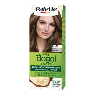 Palette Kalıcı Doğal Renkler 6-0 Koyu Kumral 110 Ml