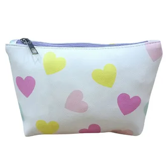 Rengarenk Mor Kayık Model Makyaj Çantası