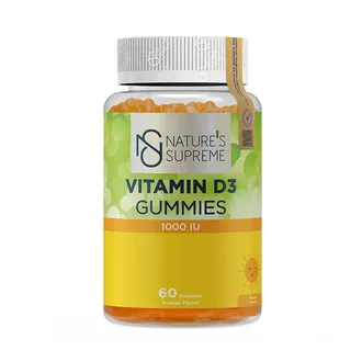 Nature's Supreme Vitamin D3 Gummies 1000 IU 60'lı