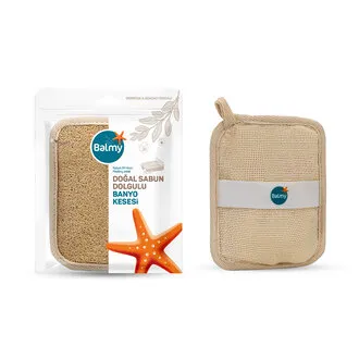 Balmy Sabun Dolgulu Banyo Kesesi Menekşe Adaçayı