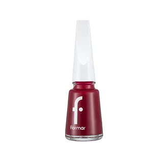 Flormar Nail Enamel Uzun Süre Kalıcı Besleyici Oje - 128 Bordeaux Scream