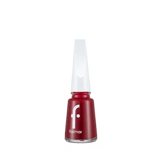 Flormar Nail Enamel Uzun Süre Kalıcı Besleyici Oje - 406 Dark Red