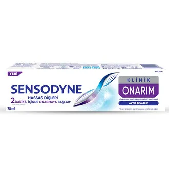 Sensodyne Klinik Onarım Aktif Beyazlık Diş Macunu 75 Ml