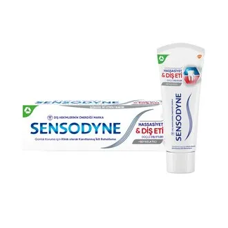 Sensodyne Hassasiyet & Diş Eti & Beyazlatıcı Diş Macunu 75 Ml