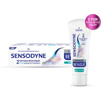 Sensodyne Klinik Beyazlık Güçlü Diş Minesi Diş Macunu 75ml