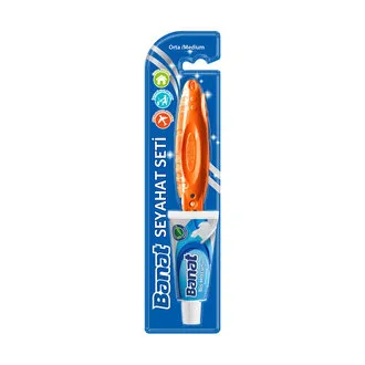 Banat Seyahat Seti (Diş Fırçası+15Ml Diş Macunu)