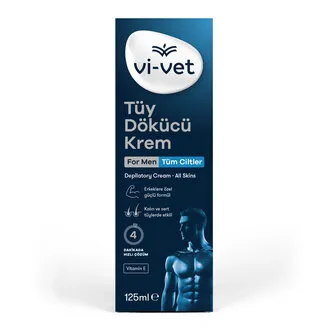 Vi-Vet Tüy Dökücü Krem 125 Ml For Men
