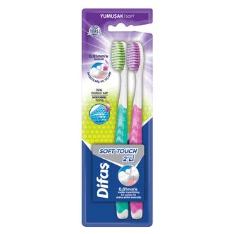 Difaş Soft Touch Diş Fırçası 2Li