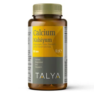 Talya Calcium Magnezyum - Zn- Vitamin D 60 Tablet