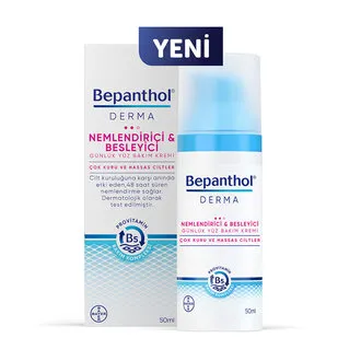 Bepanthol Derma Nemlendirici Besleyeci Günlük Yüz Bakım Kremi 50 Ml