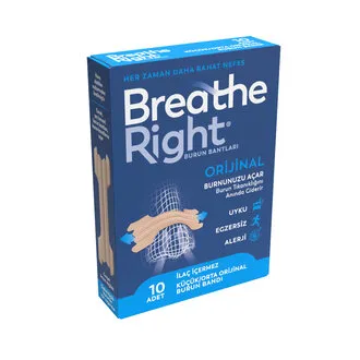 Breathe Right Klasik Burun Bantları 10 Adet