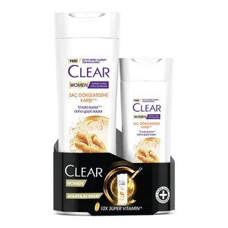 Clear Women Saç Dök.karşı Şampuan Copack 350+180 Ml