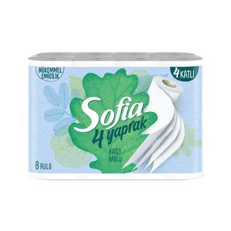 Sofia 4 Yaprak Kağıt Havlu 8'li