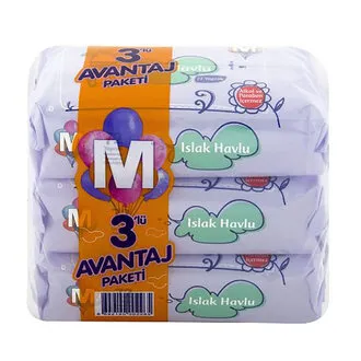 Migros Islak Havlu 3x72'li