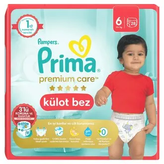 Prima Külot Bebek Bezi Premium Care 6 Numara 28'li 15+ kg