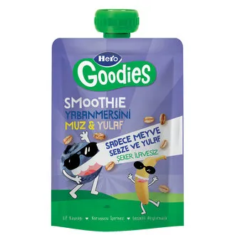 Hero Goodies Yaban Mersini - Muz - Yulaf Pouch 100 G
