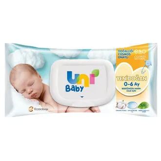 Uni Baby Yenidoğan Islak Mendil 40'lı