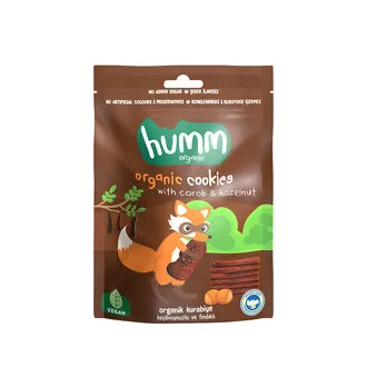 Humm Organic Keçiboynuzlu Vegan Kurabiye 55 G