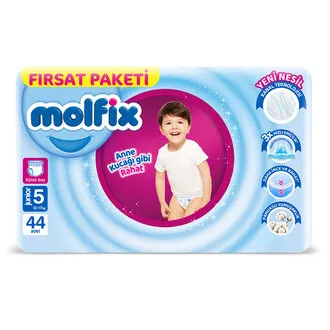Molfıx Külot Bez Fırsat 5 Beden Junior 12-17 Kg 44'lü