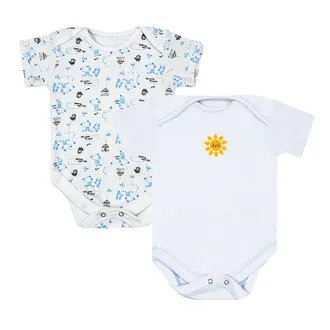 Kardelen Bb 2'li Kısakol Body Erkek 6-9 Ay