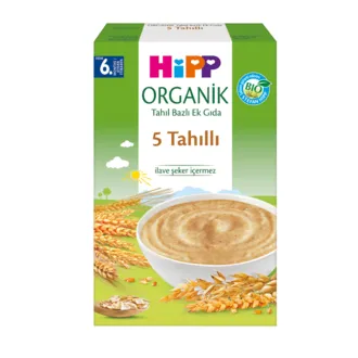 Hipp Organik 5 Tahıllı Kaşık Maması 200 G