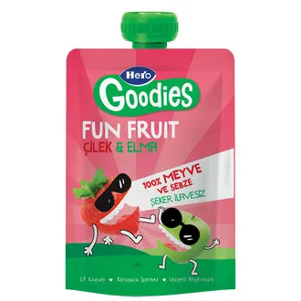 Hero Goodies Çilek Elma Pouch 100 G