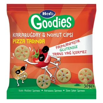 Hero Goodies Pizza Karabuğday Nohut Cipsi 30 G