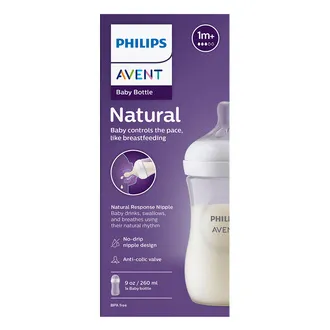 Philips Avent Doğal Tepkili 1+ Ay PP Biberon 260 Ml