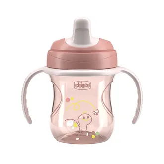 Chicco Yarı Yumuşak Uçlu Bardak +6 Ay Pembe 200 Ml