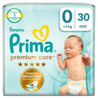Prima Premium Care Prematüre 0-2,5 Kg 30'lu