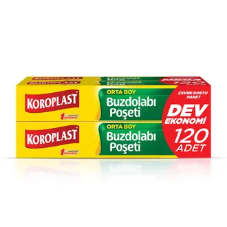 Koroplast Dev Ekonomi Buzdolabı Poşeti (3+1) Orta 120'li