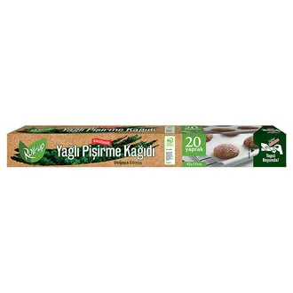 Roll-Up Doğaya Dönüş (Pefc) Yağlı Pişirme Kağıdı 20'li