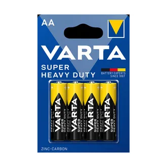 Varta Super Heavy Duty AA Kalem Pil 4'lü Paket (Çinko)
