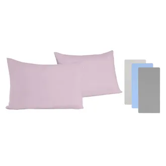 Lila 2'li Penye Yastık Kılıfı 50 x 70 Cm