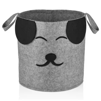 Serstil Büyük Boy Köpek Figürlü Oyuncak Sepeti