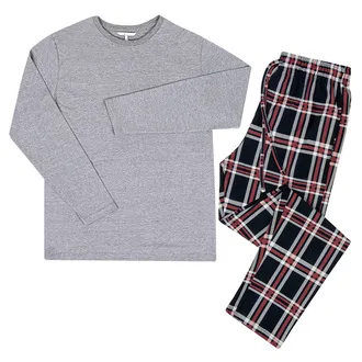 Dofi Bisiklet Yaka Erkek Pijama Takımı XL