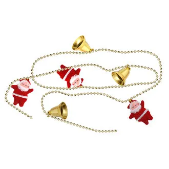 Waldern Yılbaşı Noel Babalı Zincir Süs 120Cm