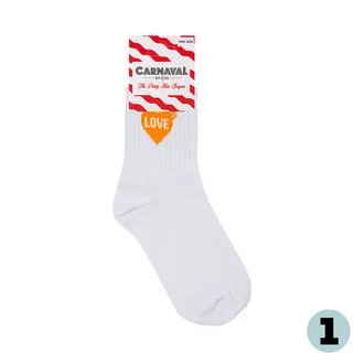 Carnaval Socks Desenli Kısa Konç 37/44