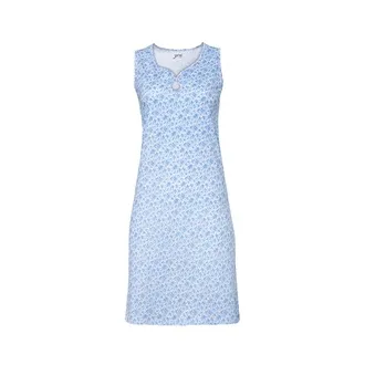 Brix Kadın Baskılı Gecelik Mavi S